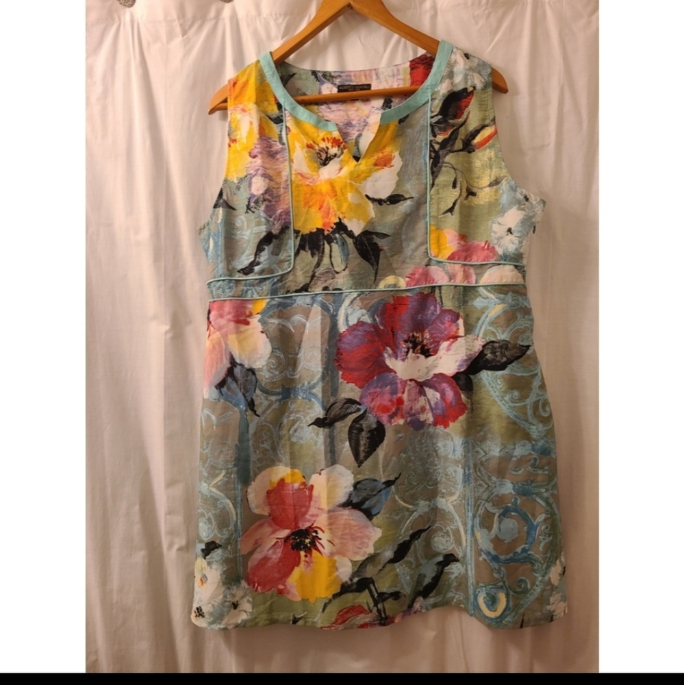 🌍Alberto Makali Floral Mini Dress  XL